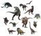 Dinosaurier Motive 3D Wandtattoos, 3D Wandsticker Kinderzimmer Dinosaurier Wandtattoo, für Kinder Schlafzimmer Jungen Mädchen (WL009)