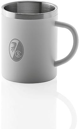 SC Freiburg Tasse Edelstahl graviert