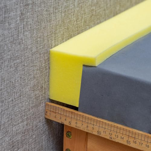 MOTTK 200 cm großer L-Form-Schaumstoff, füllt die Lücke zwischen Matratze und Wand, Bettlückenfüller, DIY-Lückenfüller, Möbel-Lückenfüller, Sofa-Spaltfüller, stoppt den Verlust des Telefons (200 x 6