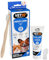 VETIQ Denti-Care Kit for Dogs 2+ Months & Cats 3+ Months Contains a Enzymatic Toothpaste to Help Fight Tartar & Reduce Dental Plaque, a Bamboo Toothbrush & a Silicone Finger Sleeve, 70 g (Pack of 1)