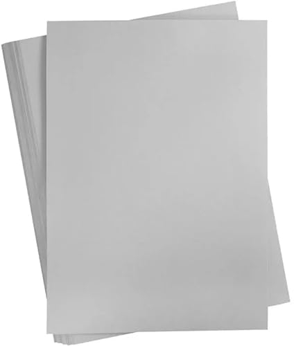 artdee® Bastelkarton – DIN A2 (42 x 60 cm) / 180 g/m² / Grau – Tonpapier für Jedermann – Buntpapier zum Basteln – für grenzenlose Gestaltungs- und Bastelmöglichkeiten