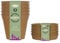 Garden Bamboo Seed Trays Pots & Saucers Sage Green or Terracotta indoor outdoor Greenhouse Compostable Bamboo Fibre Plastic Free 5 Year life (5 Terracotta Flower Pots & Saucers)
