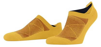 Burlington Herren Sneakersocken Athleisure M Sn weich atmungsaktiv schnelltrocknend kurz einfarbig 1 Paar, Gelb Mustart 1318, 43-46