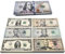 280pcs Prop Money,Faux Billets Dollar,Billets de Cinema,Dollar Copier de L’argent,Pièces Virtuelles de Magasin pour Enfants,Pour les Farces/Films/Jeux/Photographie (40 x 1$,2$,5$,10$,20$,50$,100$)