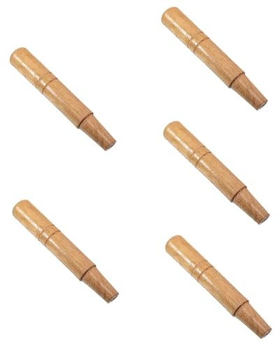 JECOMPRIS 5 x Kitchen Knife Handle for Kitchen Cutter Replacement of Knife Handle Kitchen Cutter Handle Knife Replacement Handle Replacement Cutting Handle Handle for Knives Wood