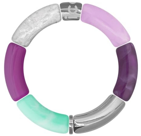 ICE-WATCH N/A Femme Bracelet, turquoise, violet et argenté, Taille unique