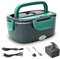 Lunch Box riscaldato, 60 W 1,5 L ciotola riscaldata, 2 in 1, scatola riscaldata per auto, camion, casa, 12 V/24 V/220 V pranzo scatola elettrica per ufficio, scuola, viaggio, auto (A)