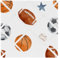 Sweet Jojo Designs Pinnwand mit Sportthema für Jungen, Stoff, Bild, Memo, Foto, Kinderzimmer, Wand, Schlafzimmer, Zuhause, Büro, Raumdekoration, 33 x 33 cm, Aquarell, Vintage-Fußball, Fußball