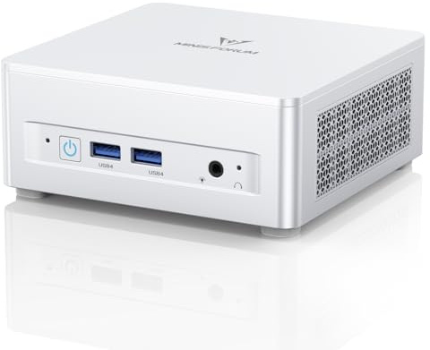 MINIS FORUM DeskMini UM750L Slim Mini PC AMD Ryzen 5 7545U, 32 GB LPDDR5 RAM + 1 TB PCIe4.0 SSD, HDMI/DP/USB4-Ausgänge, 2,5 G LAN, WiFi 6E, 5 x USB-Anschluss AMD Radeon 740M Grafik Small Form Factor