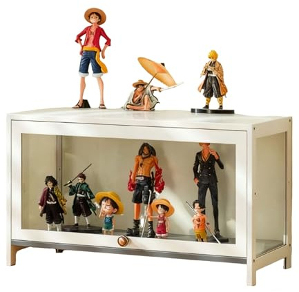 JFBLSD Sammlervitrine mit Acrylglas-Tür, Staubdicht - Schaukasten für Helme, Bücher & Trophäen - Freistehende Vitrine mit Transparenten Türen für Wohnzimmer & Büro(1 Door 70cm)
