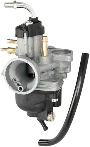 CARBURATORE DELL'ORTO PHVA 17,5 TS SCOOTER 50 2T MINARELLI ORIZZONTALE/VERTICALE con attacco miscelatore/depressore/aria/starter automatica compatibile con yamah a -mb k-malagu ti- minarelli)