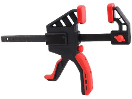 Haofy Bar Clamps Jaw Pads Dual Function Bar Clamp for Woodworking Projects 6 Inch Heavy Duty F Clamp with Non Slip F and Spreader for Wood Gluing Nan