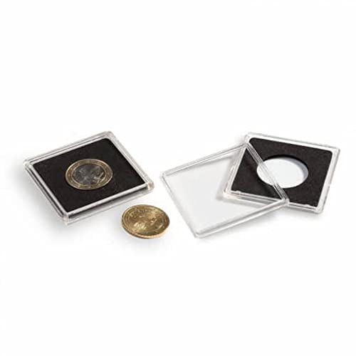 Leuchtturm Capsules QUADRUM pour pièces de Monnaie de diamètre intérieur 26 mm