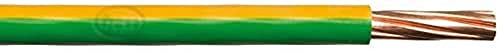 Merriway BH01512 Single Core Round Earth Cable, 6491X 1.5mm Yellow & Green, 10 Metres (33 feet)
