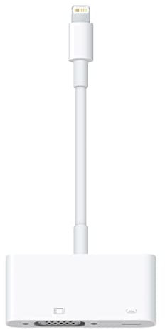 Apple MD825AM/A - cable interface/gender adapters (Lightning, VGA, White, Male/Female)