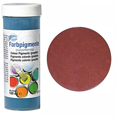 CREATIV DISCOUNT Universal-Farbpigment-Pulver 100ml, Terracotta
