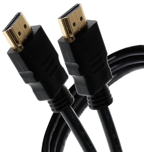 Maplin HDMI Cable 1.5M, 4K 30Hz Ultra HD High Speed, ARC, HDR, 3D, Ethernet, Compatible with TVs, Monitors, PS4/5, Xbox, Projectors, Soundbars, Sky Box, PCs, Laptops, Apple TV