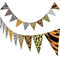 Happium Wimpelkette mit Tiermotiv, Dschungel-Safari-Banner, Leopardenmuster, Wimpelkette mit Kordelzug für Babyparty, Geburtstag, Jahrestag, Tier-Party-Dekorationszubehör