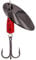 FISHN Black Spinner 14,5gr, 4,8cm - Der Ultimative Spinner zum Angeln auf Hecht, Lachs, Zander, Forelle, Barsch