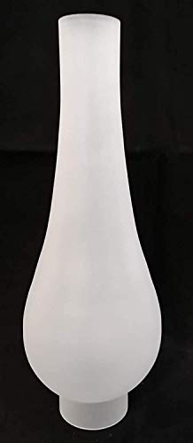 Ersatz Zylinder mattiertes Glas Wiener Zylinder Windlicht Lampenglas mundgeblasen Höhe 24 cm untere Außen Durchmesser 5 cm Breiteste Stelle 8,6 cm Oberstdorfer Glashütte