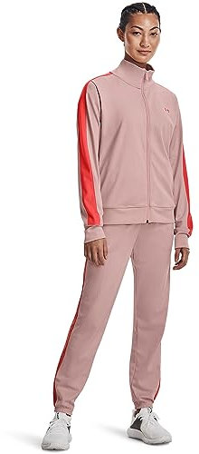Under Armour Tricot Trainingsanzug Damen rosa/rot, L