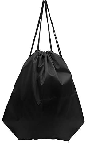 XIANXIAN Sacs de sport portables, sac à cordon imperméable, sac à dos pour la gym, le fitness, les voyages, la randonnée, le camping, pour hommes et femmes, Noir , Taille unique