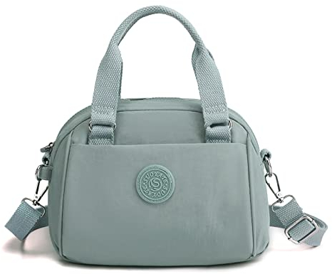 FORRICA Handtaschen Damen Freizeit Leicht Umhängetasche Frauen Crossbody Tasche Oxford Stoff Wasserdicht Damenhandtaschen Blau B