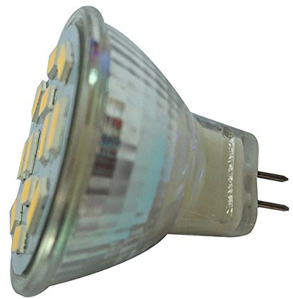 Lodokdre LED-Strahler, 6 W, Gu4(Mr11) Mr11 12 SMD 5730 570 DC, 12 V, Warmweiß