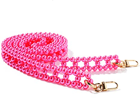 ETUUI Emily Chain in Pink I Handykette mit Karabinern I Universale Kette Halsband zum Umhängen I Handykette Umhängeband kompatibel für alle Smartphones