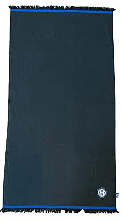 F.C. Inter, Strandtuch mit Fransen, Foutà Meer und Pool, 100% Baumwolle, 85 x 160 cm, offizielles Produkt