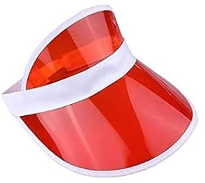 Boolavard Sonnenblende Hüte Kappe Sport Strand Tennis Golf Kopfbedeckung für Damen Herren (Rot)