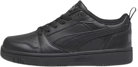 PUMA Rebound V6 Lo Jr Unisex-Kinder Sneaker, Schwarz/Grau (Black Shadow Gray), 38.5 EU