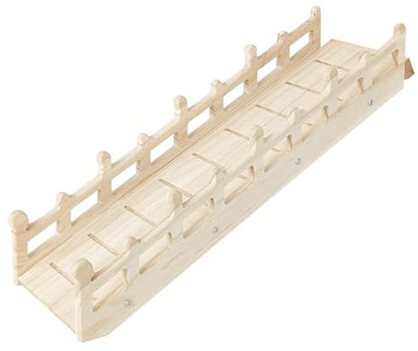 F Fityle de Lapin en Bois, Accessoires de Cage de clapier, Habitat de Maison de Lapin pour gerbilles, hérissons, Chinchillas, Rats, cochons d'Inde, Ascenseur vers la Lune