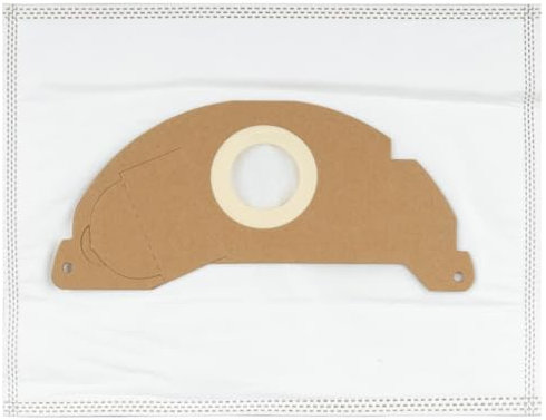 vidaXL Staubsaugerbeutel für Karcher A2004 20 STK., Staubbeutel Reißfest mit hoher Feuchtigkeitsbeständigkeit, Vakuumbeutel mit 2 Schichten, Filterbeutel Staubsauger Beutel