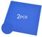 2 Pack Stackable DOUBLE SIDE 32x32 Studs 25.5x25.5CM Base Plate Board Building Baseplate 100% Compatible with All Major Brands (Blue)