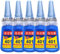 5PCS 401 Glue Adhesivo Instantáneo Rápido Botella de 20g Super Glue Multiusos Líquido Adhesivo Incoloro Super Fuerte