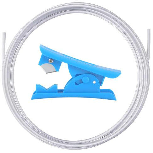 Ptfe Schlauch 4mmx2,5mm für 3D Drucker,2m Ultraglatter Ptfe Schlauch,2.5mm Id×4mm Od Ptfe Tube Hitzebeständig&Korrosionsbeständig,Od Reibungsarmer Ptfe Tube für Teflon,Filament Schlauch