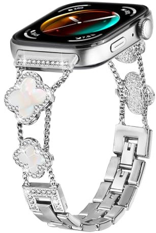 SMYAOSI Strap Compatible with Huawei Watch Fit 3 Straps, Stainless Steel Band Replacement Bracelet Metal Wristbands for Huawei Watch Fit 3 Smartwatch Accessories (Silver-a)