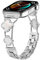 SMYAOSI Acero Inoxidable Correa Compatible con Huawei Watch Fit 3 Brazalete, Metal Pulseras de repuesto Correas para Huawei Watch Fit 3 Smartwatches Accesorios (Plata-a)