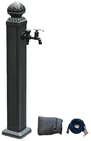 FHSLKXIM Robinet De Jardin Antigel À Colonne d'eau, Robinet D'Arrosage Autoportant Au Sol pour L'Irrigation Et Le Lavage, Couleur Unique, 85 Cm/33 Po