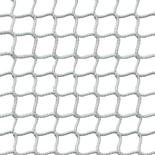 LJBD Universal Sicherheitsnetz Kinder Schutznetz Polyester Knotenlos Treppe Zaun GeländerSicherheitsschutz Anti-Fall für Haustier Katzennetz Balkone Terrassen Fenster(Size:1 * 1m(3 * 3ft),Color:weiß)