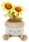 Knuffis Plüsch Pflanze Plüschtier Blume Plüsch Sonnenblume Puppe Stoff Pflanzen Plüschfigur Deko
