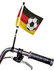 Fahrrad-Fahne Fußball Deutschland 29 cm