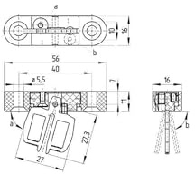 Schmersal Betätiger beweglich AZ 15/16-B6