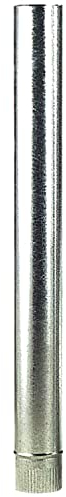WOLFPACK LINEA PROFESIONAL - Tubo Estufa Acero Galvanizado Ø 100 mm, Ideal Estufas de Leña, Chimenea, Alta resistencia, Conducto Humos