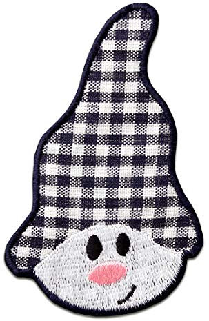 Zwerg Kinder - Aufnäher, Bügelbild, Aufbügler, Applikationen, Patches, Flicken, zum aufbügeln, Größe: 8,5 x 5,3