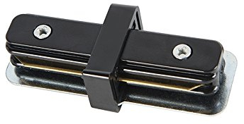 QAZQA - Modern I-Kupplungsstück für 1-Phasen-Schiene schwarz - Iconic - Kunststoff - LED geeignet
