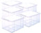 BigDean 5x Stabile Kunststoffbox ohne Deckel Eurobox (Dreh Stapelbar) 44x35x24cm passt in Kastenregale