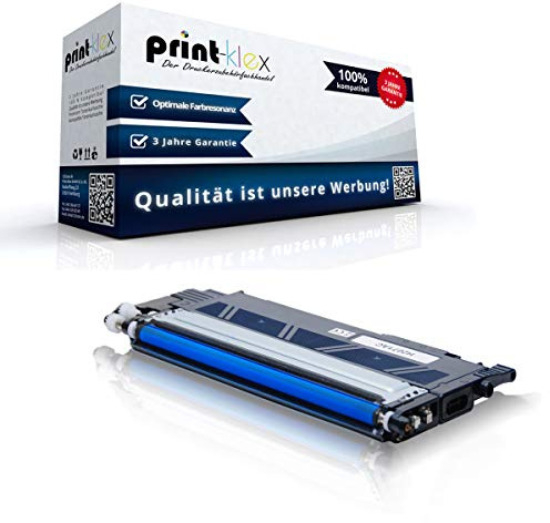 Print-Klex Tonerkartusche kompatibel für HP Color Laser MFP 179 FNG Color Laser MFP 179 fnw Color Laser MFP 179 fwg W2071A W 2071A W 2071 A 117A W2071 A Cyan Blau - Office Print Serie