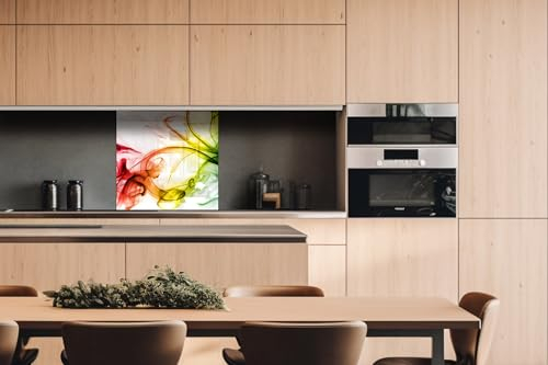 Dimex Küchenrückwand Verbundplatte Rauch 60 x 60 cm | Spritzschutz Küche für Herd Spüle | Premium Qualität, Acrylglas - Plexiglas, Stärke 5 mm - Made in EU | Inklusive Kleber